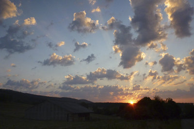 Côte de Goersdorf, lever de soleil