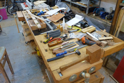 The tidiest bench in the shop