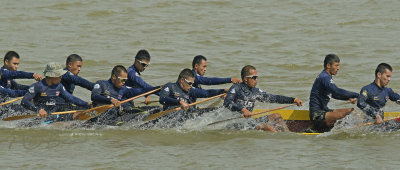 Boat race, Thai police