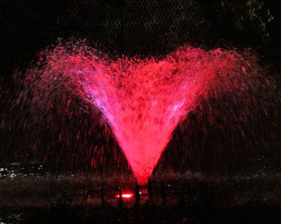Lighted Water Fountain