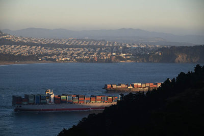 Week #2 - Container Ships Leave the Bay