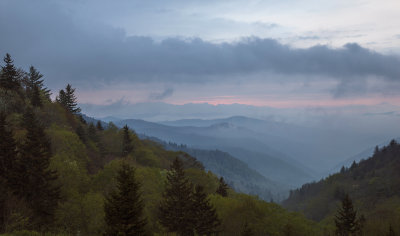 Daybreak View From Morton Overlook