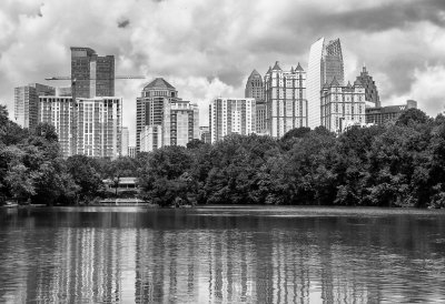 Mid Town Atlanta-View From Piedmont Park