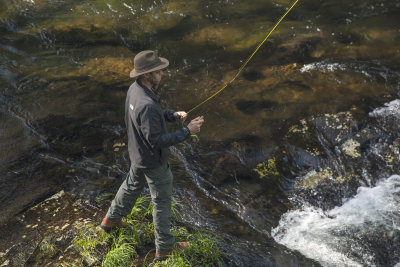 My Oldest Son Paul Fly Fishing