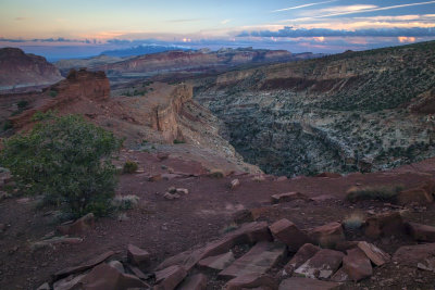 Blue Hour At Sunset Point, Capitol Reef National Park, Utah