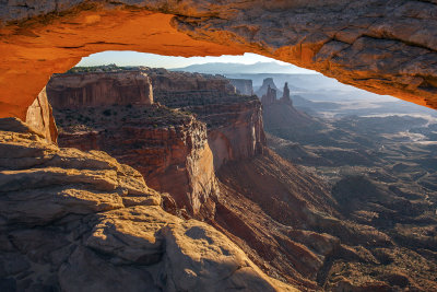 Close Up View Of Mesa Arch: Canyonlands National Park, Utah