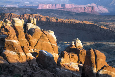 Fiery Furnace, Late Afternoon View: Arches National Park, Utah