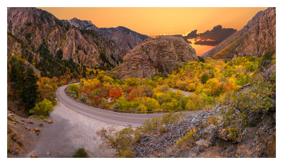 Fall colors in Big cottonwood Canyon, UT