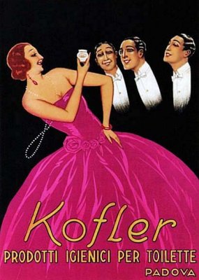 1920 - Advertisement for Kofler perfume