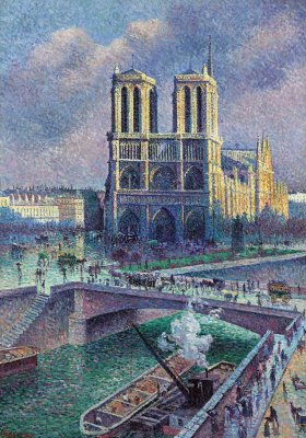1900 - The River Seine and Notre-Dame