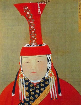 1300's - Portrait of Kublai Khan's wife Chabi