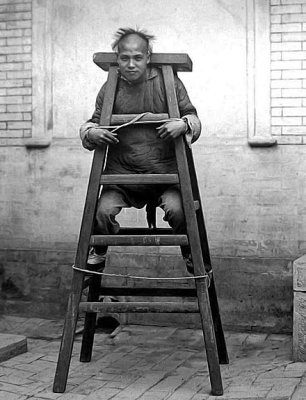 Prisoner on a ladder