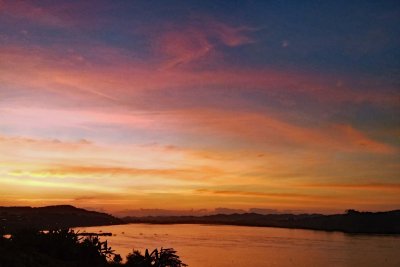 Sunset on the Mekong