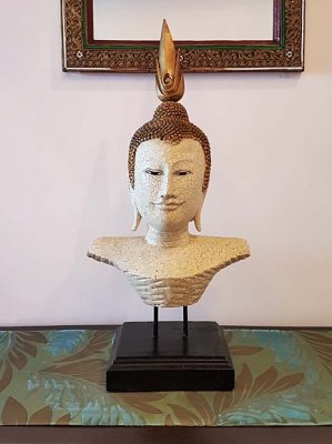 Buddha image, in the guest room