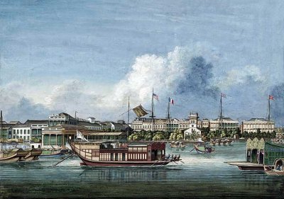 c. 1850 - Guanzhou harbor