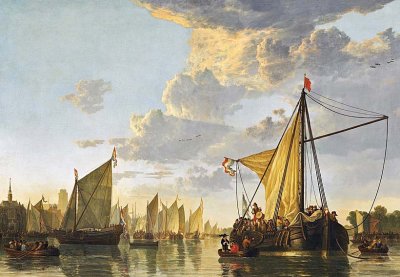 1650 - The River Maas at Dordrecht, the Netherlands