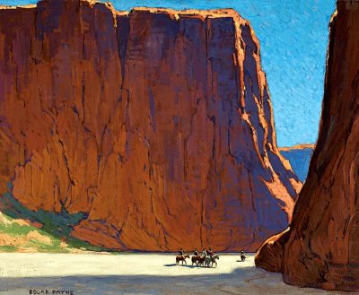1916 - Sunset, Canyon de Chelly, Arizona