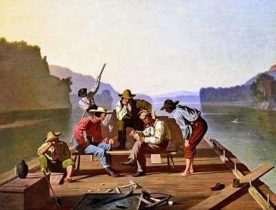 1847 - Raftsmen Playing Cards