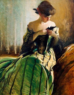 1906 - Study in Black and Green