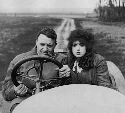 1913 - Barney Oldfield and Mabel Norman