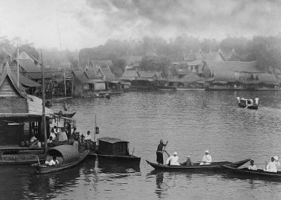 1890 - On the Chao Phraya River