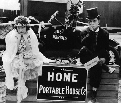 1920 - Buster Keaton with Sybil Seely in One Week