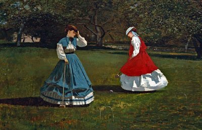 1866 - A Game of Croquet