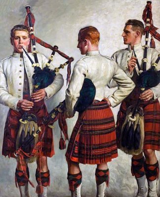 1918 - Bagpipe Practice