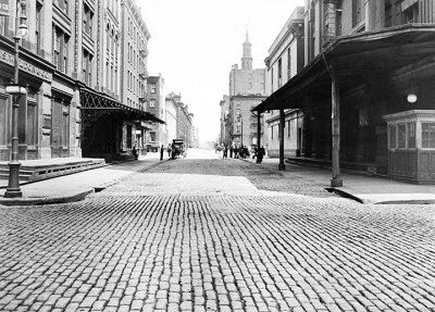 May 10, 1914 - Varick Street, looking north from Franklin Street