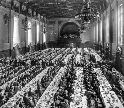 c. 1902 - Banquet in Alumni Hall