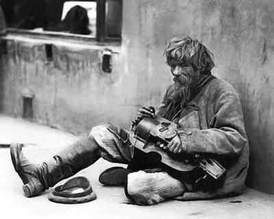 1900's - Beggar with a Ukrainian Lyra