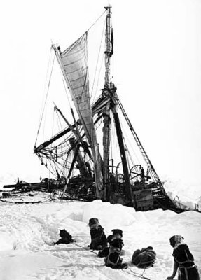 November 1915 - The Endurance sinking in the ice