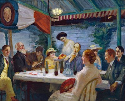 1910 - Yeats at Petitpas