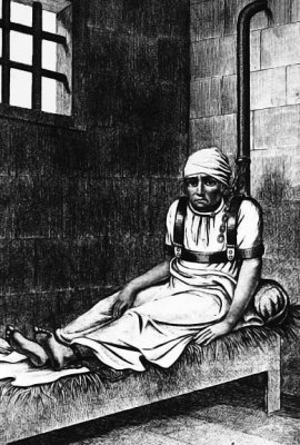 1838 - Mental patient at Bedlam Hospital