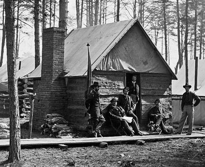 1864 - Officers' winter quarters