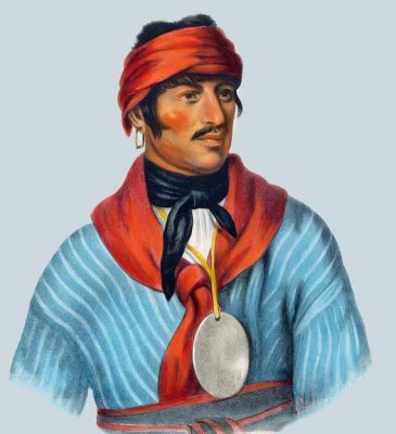 c. 1814 - Selocta, a Muscogee chief