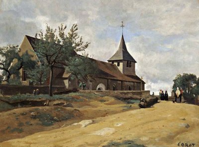 c. 1841 - The church in Lormes