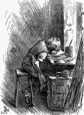 1824 - Charles Dickens, aged 12