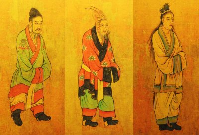 800's - Envoys from the Three Kingdoms of Korea: Baekje, Goguryeo, and Silla