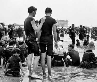 c. 1905 - Boys at the beach