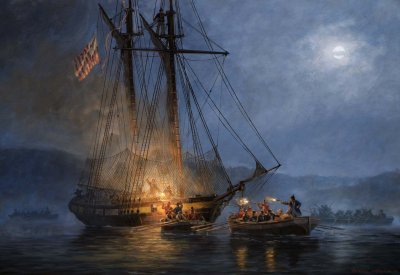 June 12, 1813 - Defense of the USS Surveyor against the British