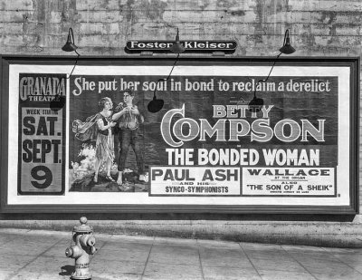 1922 - Billboard in San Francisco