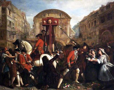 July 1703 - Daniel Defoe in the pillory