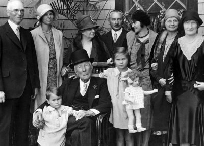1931 - John D. Rockefeller family and friends