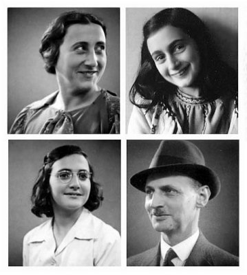 Early 1940's - Anne Frank and family
