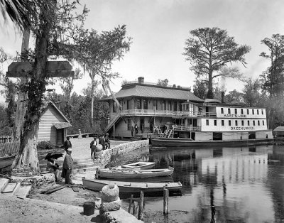 1900 - Wharf at Silver Springs