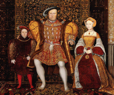 c. 1545 - Henry VIII with Prince Edward and Jane Seymour