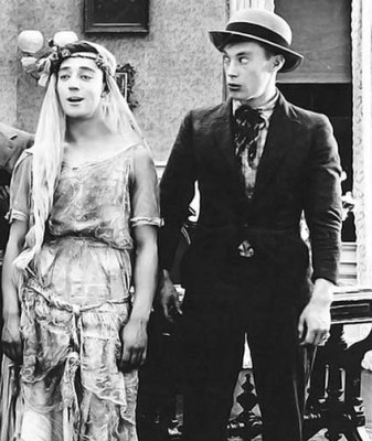 1917 - Buster Keaton and Al St. John in His Wedding Night