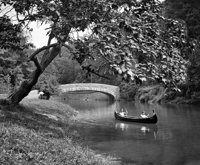 c. 1906 - Hermit Lane Bridge on the Wissahickon Creek