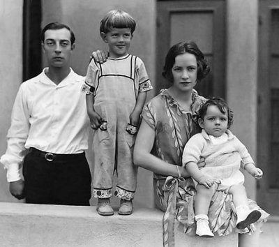 c. 1925 - Buster Keaton family, expanded